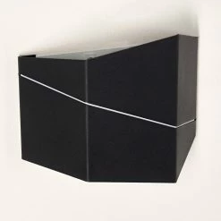 Hofstein Fanas Wandleuchte LED Schwarz, 1-flammig -Wandleuchten Verkaufsgeschäft fanas wandleuchte h3296400 do1 5