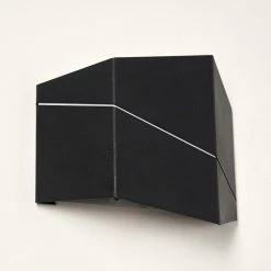 Hofstein Fanas Wandleuchte LED Schwarz, 1-flammig -Wandleuchten Verkaufsgeschäft fanas wandleuchte h3296400 do1 8