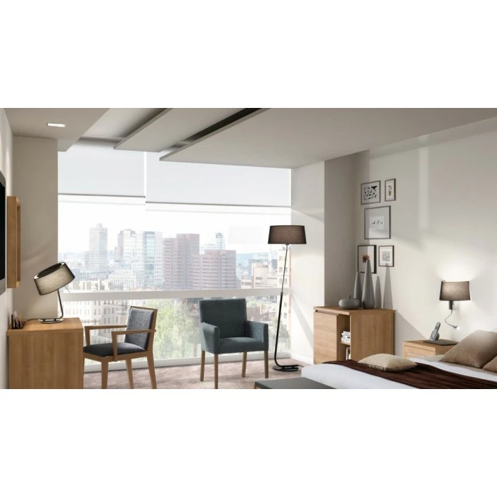 Faro Barcelona Hotel Wandleuchte LED Silber, 1-flammig 2 Faro Barcelona Hotel Wandleuchte LED Silber, 1-flammig – Bild 2