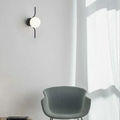 Faro Barcelona Le Vita Wandleuchte LED Schwarz, 1-flammig