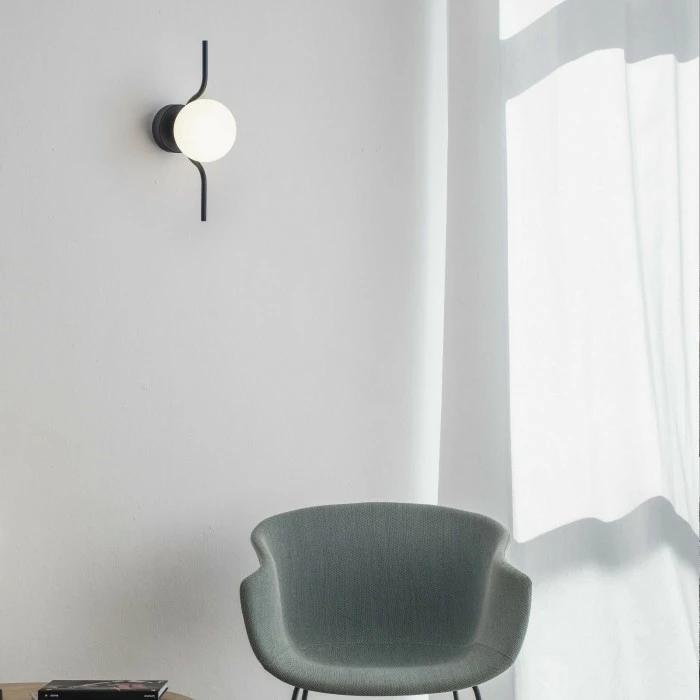 Faro Barcelona Le Vita Wandleuchte LED Schwarz, 1-flammig 1 Faro Barcelona Le Vita Wandleuchte LED Schwarz, 1-flammig