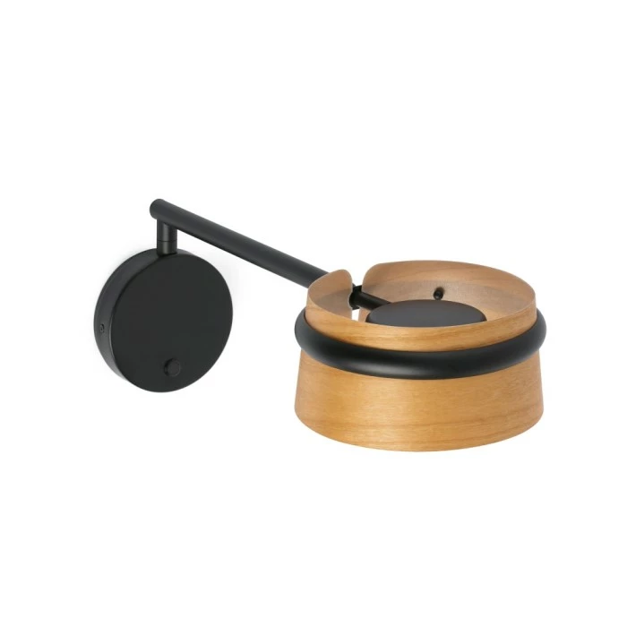 Faro Barcelona Loop Wandleuchte LED Schwarz, 1-flammig 2 Faro Barcelona Loop Wandleuchte LED Schwarz, 1-flammig – Bild 2