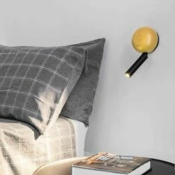 Faro Barcelona Press Wandleuchte LED Gelb, 1-flammig