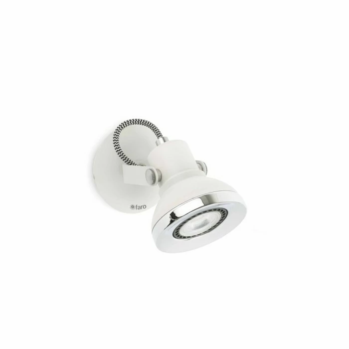 Faro Barcelona Ring Wandspot LED Weiß, 1-flammig 1 Faro Barcelona Ring Wandspot LED Weiß, 1-flammig