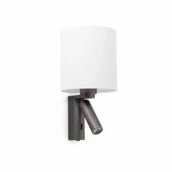 Faro Barcelona Rob Wandleuchte LED Bronze, 2-flammig