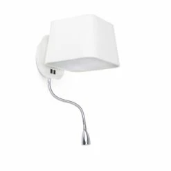 Faro Barcelona Sweet Wandleuchte LED Silber, 1-flammig -Wandleuchten Verkaufsgeschäft faro barcelona sweet wandleuchte 29950 2