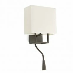 Faro Barcelona Vesper Wandleuchte LED Braun, 1-flammig