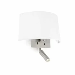 Faro Barcelona Volta Wandleuchte LED Nickel-Matt, 1-flammig