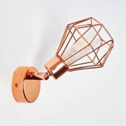 Hofstein Ferrand Wandleuchte LED Kupferfarben, 1-flammig -Wandleuchten Verkaufsgeschäft ferrand wandleuchte h3159811 do1 17