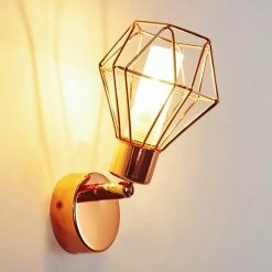 Hofstein Ferrand Wandleuchte LED Kupferfarben, 1-flammig -Wandleuchten Verkaufsgeschäft ferrand wandleuchte h3159811 do1 5