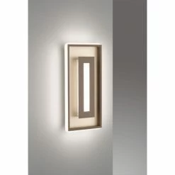 Honsel Leuchten Fischer & Honsel Bug Wandleuchte LED Rostfarben, Gold, 1-flammig