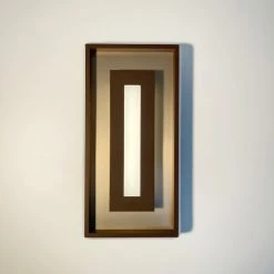 Honsel Leuchten Fischer & Honsel Bug Wandleuchte LED Rostfarben, Gold, 1-flammig -Wandleuchten Verkaufsgeschäft fischer honsel bug wandleuchte 30296 2