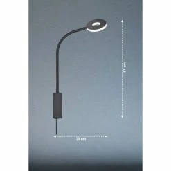 Honsel Leuchten Fischer & Honsel Cama Wandleuchte LED Schwarz, 1-flammig -Wandleuchten Verkaufsgeschäft fischer honsel cama wandleuchte 30432 3