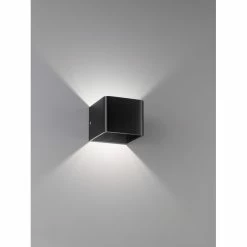 Honsel Leuchten Fischer & Honsel Dan Wandleuchte LED Schwarz, 1-flammig