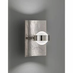 Fischer & Honsel Leuchten Bondy Wandleuchte LED Nickel-Matt, 1-flammig, Farbwechsler -Wandleuchten Verkaufsgeschäft fischer honsel leuchten bondy wandleuchte 30285 shop 2