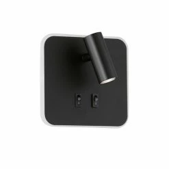 Honsel Leuchten Fischer & Honsel Mila Wandleuchte LED Schwarz, 1-flammig -Wandleuchten Verkaufsgeschäft fischer honsel mila wandleuchte 30407 2