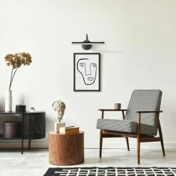 Honsel Leuchten Fischer & Honsel Nami Wandleuchte LED Schwarz, 1-flammig