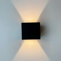 Honsel Leuchten Fischer & Honsel Thore Wandleuchte LED Schwarz, 2-flammig -Wandleuchten Verkaufsgeschäft fischer honsel thore wandleuchte 30339 2