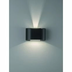 Honsel Leuchten Fischer & Honsel Wall Wandleuchte LED Schwarz, 2-flammig -Wandleuchten Verkaufsgeschäft fischer honsel wall wandleuchte 30262 2