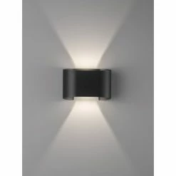 Honsel Leuchten Fischer & Honsel Wall Wandleuchte LED Schwarz, 2-flammig -Wandleuchten Verkaufsgeschäft fischer honsel wall wandleuchte 30262 3