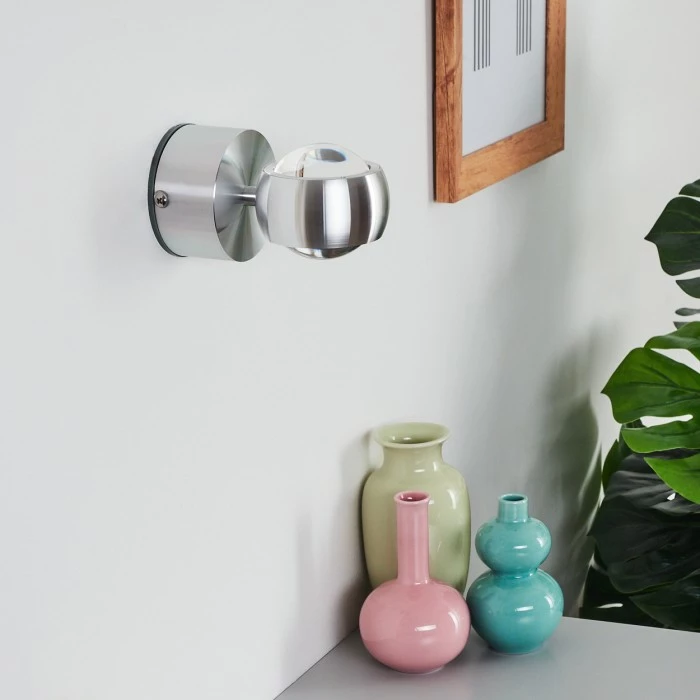 Hofstein Florenz Badleuchte LED Aluminium, 2-flammig 2 Hofstein Florenz Badleuchte LED Aluminium, 2-flammig – Bild 2