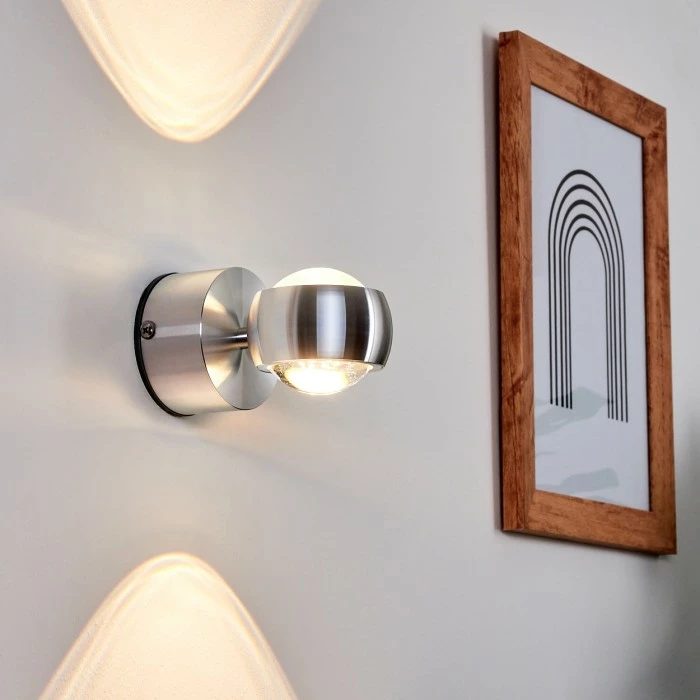 Hofstein Florenz Badleuchte LED Aluminium, 2-flammig 12 Hofstein Florenz Badleuchte LED Aluminium, 2-flammig – Bild 12