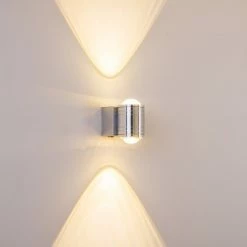 Hofstein Florenz Badleuchte LED Aluminium, 2-flammig -Wandleuchten Verkaufsgeschäft florenz badleuchte h166421 3