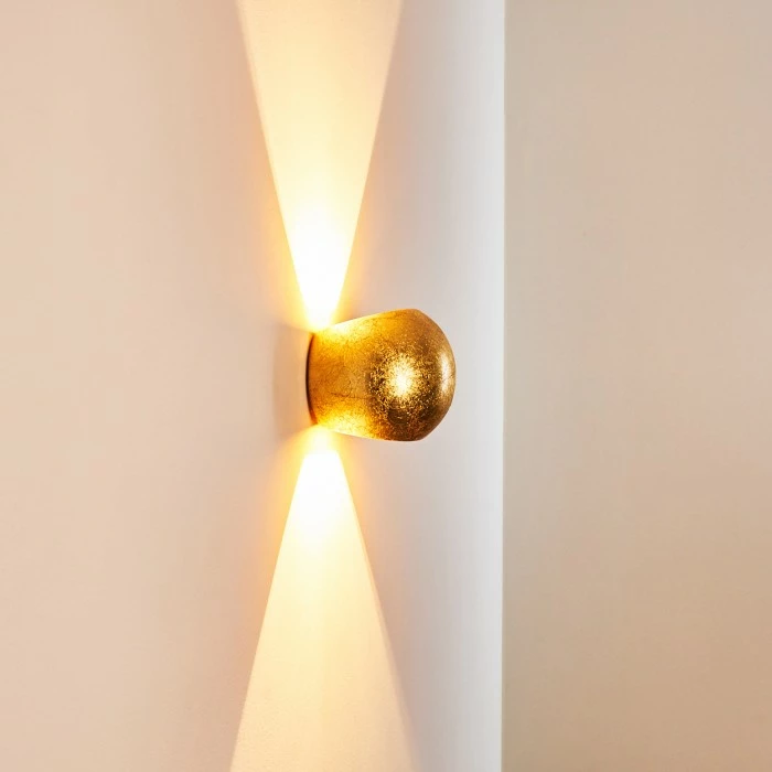 Hofstein Flot Wandleuchte Gold, 1-flammig 13 Hofstein Flot Wandleuchte Gold, 1-flammig – Bild 13