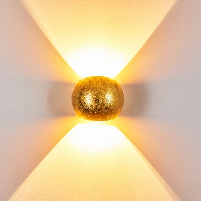 Hofstein Flot Wandleuchte Gold, 1-flammig 15 Hofstein Flot Wandleuchte Gold, 1-flammig – Bild 15