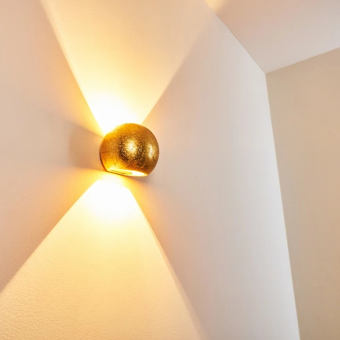 Hofstein Flot Wandleuchte Gold, 1-flammig 5 Hofstein Flot Wandleuchte Gold, 1-flammig – Bild 5