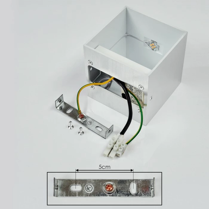 Hofstein Fulufo Wandleuchte LED Weiß, 1-flammig 5 Hofstein Fulufo Wandleuchte LED Weiß, 1-flammig – Bild 5