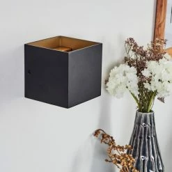 Hofstein Fulufo Wandleuchte LED Schwarz, Kupferfarben, 1-flammig -Wandleuchten Verkaufsgeschäft fulufo wandleuchte h3415986 7