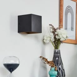 Hofstein Fulufo Wandleuchte LED Schwarz, Kupferfarben, 1-flammig -Wandleuchten Verkaufsgeschäft fulufo wandleuchte h3415986 9