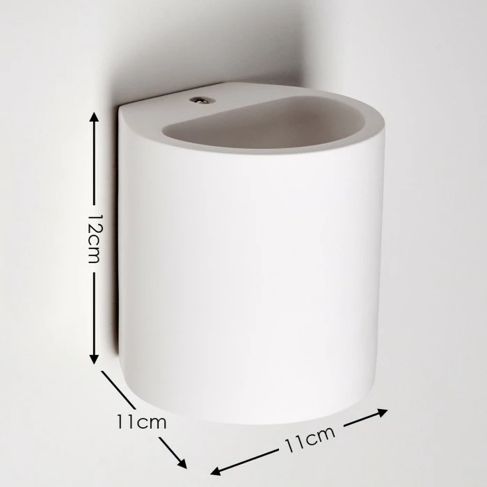 Hofstein Galpones Wandleuchte Weiß, 1-flammig 2 Hofstein Galpones Wandleuchte Weiß, 1-flammig – Bild 2