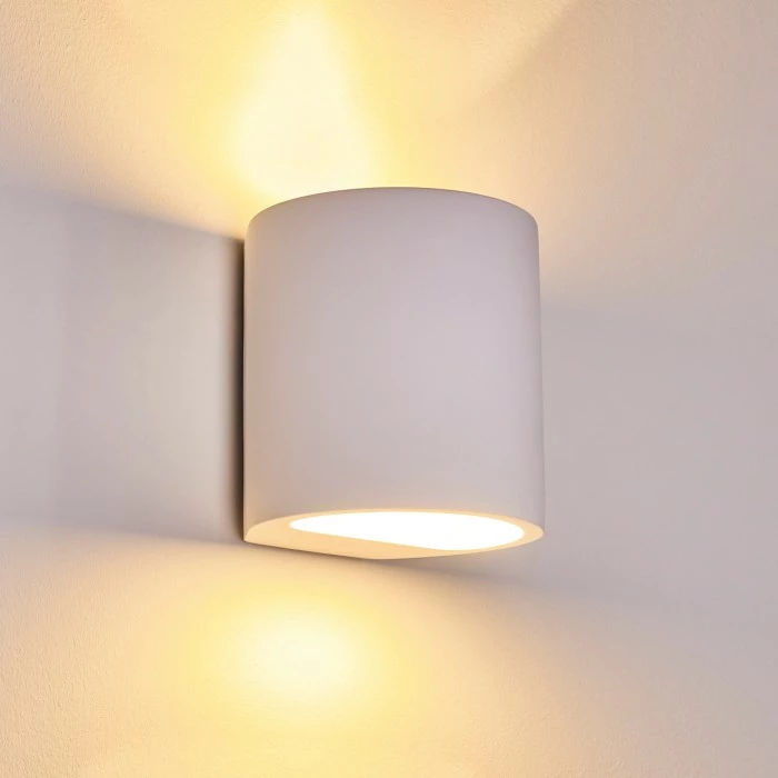 Hofstein Galpones Wandleuchte Weiß, 1-flammig 11 Hofstein Galpones Wandleuchte Weiß, 1-flammig – Bild 11