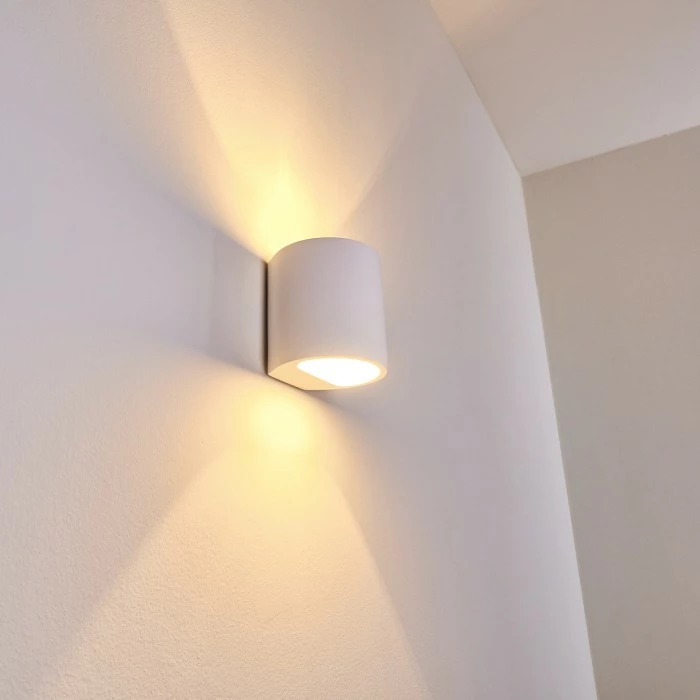 Hofstein Galpones Wandleuchte Weiß, 1-flammig 6 Hofstein Galpones Wandleuchte Weiß, 1-flammig – Bild 6