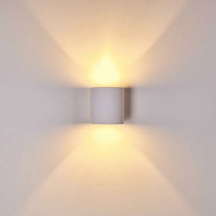 Hofstein Galpones Wandleuchte Weiß, 1-flammig 7 Hofstein Galpones Wandleuchte Weiß, 1-flammig – Bild 7