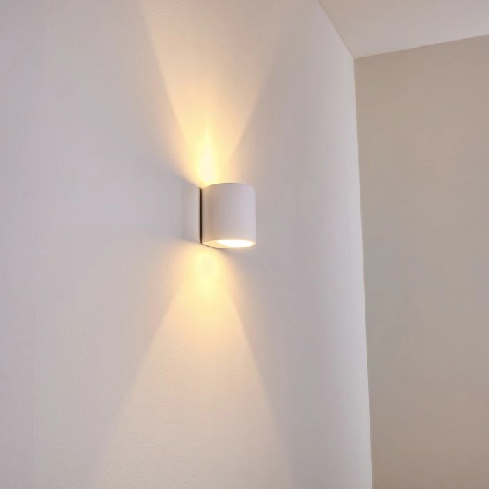 Hofstein Galpones Wandleuchte Weiß, 1-flammig 8 Hofstein Galpones Wandleuchte Weiß, 1-flammig – Bild 8