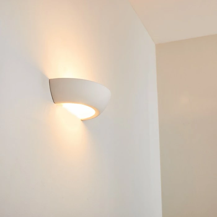 Hofstein Garbagna Wandleuchte Weiß, 1-flammig 16 Hofstein Garbagna Wandleuchte Weiß, 1-flammig – Bild 16