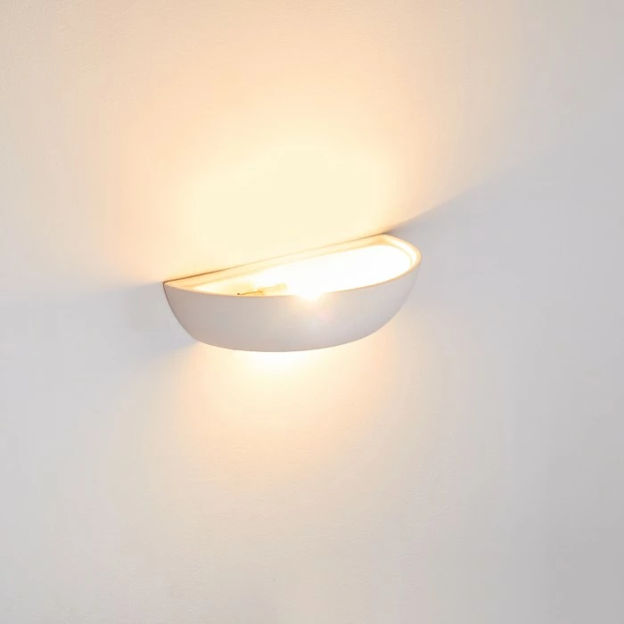 Hofstein Garbagna Wandleuchte Weiß, 1-flammig 17 Hofstein Garbagna Wandleuchte Weiß, 1-flammig – Bild 17