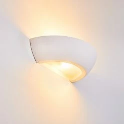 Hofstein Garbagna Wandleuchte Weiß, 1-flammig 48 Hofstein Garbagna Wandleuchte Weiß, 1-flammig -Wandleuchten Verkaufsgeschäft garbagna wandleuchte h168821 do6 23