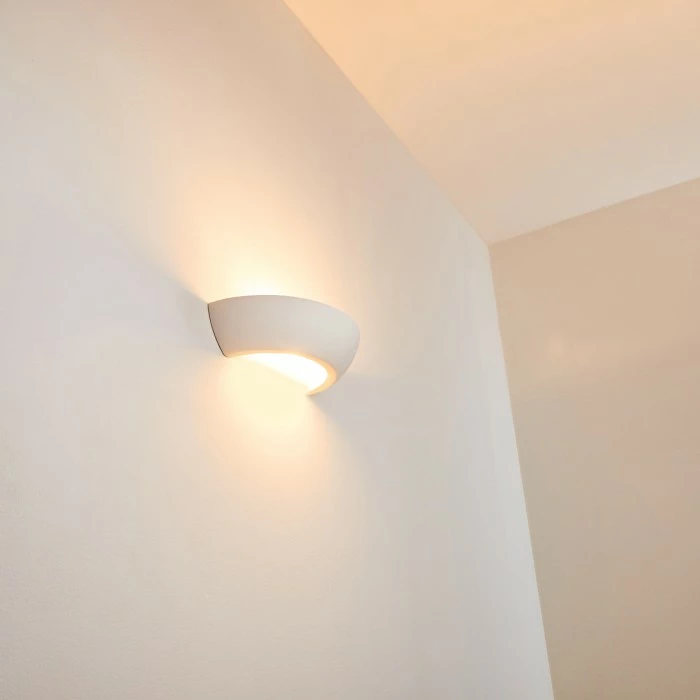 Hofstein Garbagna Wandleuchte Weiß, 1-flammig 4 Hofstein Garbagna Wandleuchte Weiß, 1-flammig – Bild 4