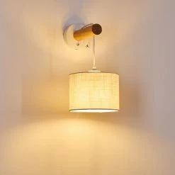 Hofstein Geelong Wandleuchte Weiß, Holz hell, 1-flammig 30 Hofstein Geelong Wandleuchte Weiß, Holz hell, 1-flammig -Wandleuchten Verkaufsgeschäft geelong wandleuchte h3328262 11