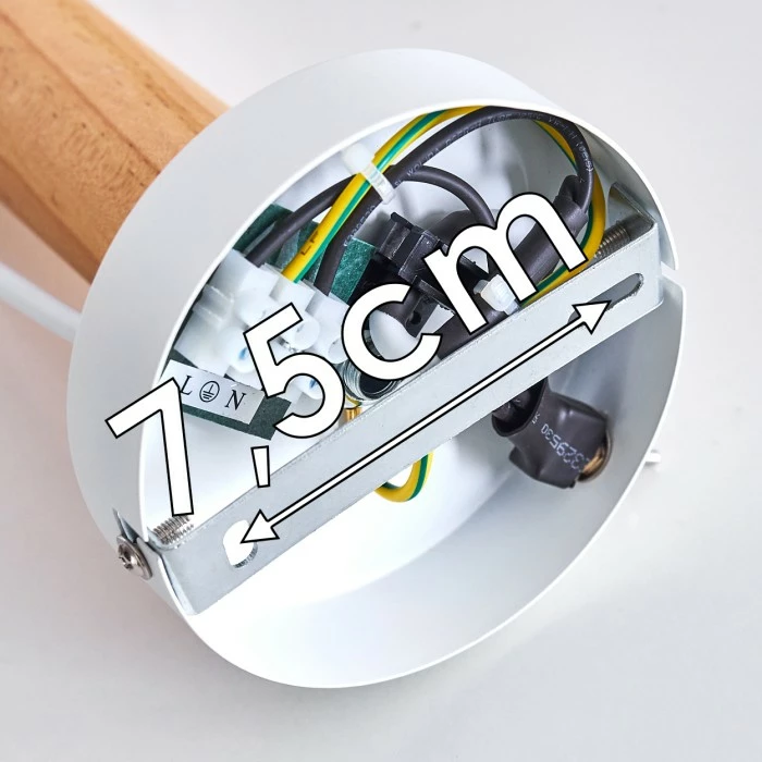 Hofstein Geelong Wandleuchte Weiß, Holz hell, 1-flammig 19 Hofstein Geelong Wandleuchte Weiß, Holz hell, 1-flammig – Bild 19