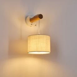 Hofstein Geelong Wandleuchte Weiß, Holz hell, 1-flammig 25 Hofstein Geelong Wandleuchte Weiß, Holz hell, 1-flammig -Wandleuchten Verkaufsgeschäft geelong wandleuchte h3328262 6