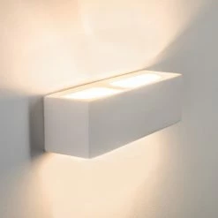 Hofstein Gemini Wandleuchte Weiß, 1-flammig -Wandleuchten Verkaufsgeschäft gemini wandleuchte h168760 8