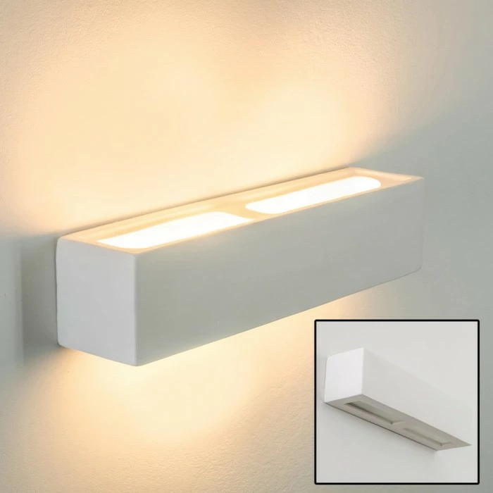 Hofstein Giove Wandleuchte Weiß, 1-flammig 1 Hofstein Giove Wandleuchte Weiß, 1-flammig