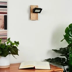 Hofstein Giresta Wandleuchte LED Schwarz, Braun, 1-flammig 23 Hofstein Giresta Wandleuchte LED Schwarz, Braun, 1-flammig -Wandleuchten Verkaufsgeschäft giresta wandleuchte h3428634 11