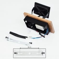 Hofstein Giresta Wandleuchte LED Schwarz, Braun, 1-flammig 16 Hofstein Giresta Wandleuchte LED Schwarz, Braun, 1-flammig -Wandleuchten Verkaufsgeschäft giresta wandleuchte h3428634 4