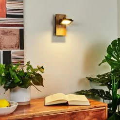 Hofstein Giresta Wandleuchte LED Schwarz, Braun, 1-flammig 18 Hofstein Giresta Wandleuchte LED Schwarz, Braun, 1-flammig -Wandleuchten Verkaufsgeschäft giresta wandleuchte h3428634 6